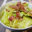 キャベツとベーコンのホットサラダ