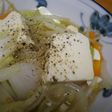 残り野菜で貧乏豆腐