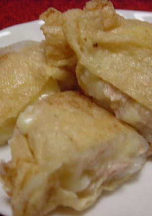 チーズとろろの袋焼き-レシピのメイン写真