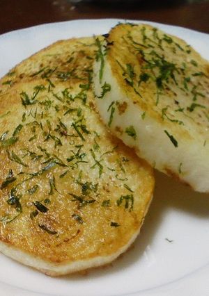長いものこんがりホクシャキステーキ-レシピのメイン写真