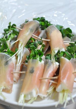生ハムのモッツァレラチーズ包み♪-レシピのメイン写真