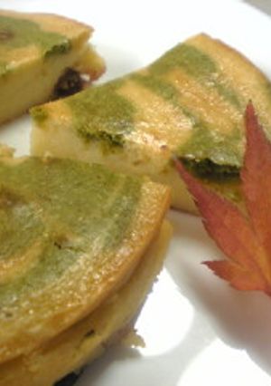 まっちゃとあずきのチーズケーキ（＊＾＾）-レシピのメイン写真