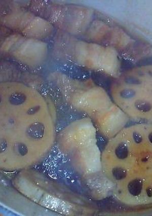 豚バラとれんこんのさっぱり煮☆-レシピのメイン写真