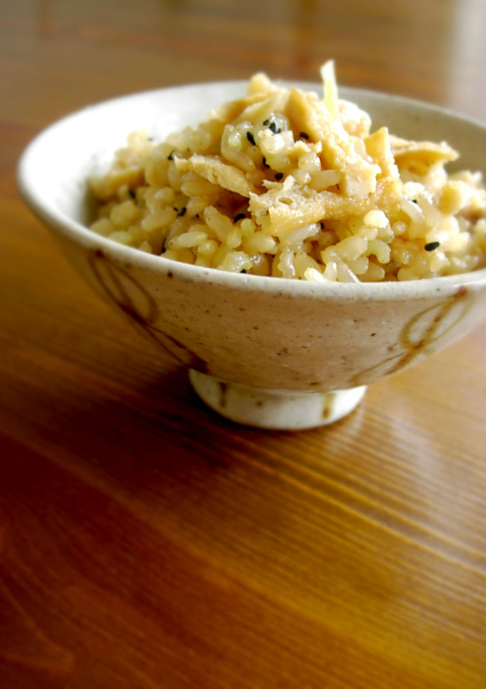 生姜とお揚げさんの炊き込みご飯-レシピのメイン写真