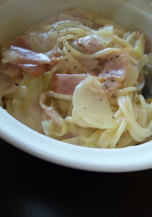 15分で簡単チーズクリームパスタ(濃)-レシピのメイン写真