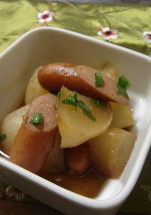 かぶとウインナーの煮物☆-レシピのメイン写真