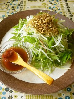 じゃこゴマ香る☆水菜と大根のサラダ-レシピのメイン写真