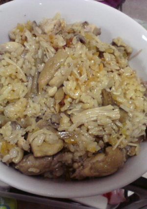鶏ごぼうのナツメグ風味炊き込みご飯☆-レシピのメイン写真