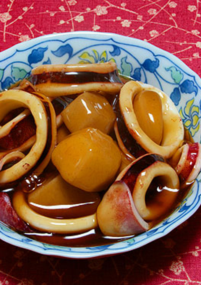 サトイモとイカの煮物あん仕立て-レシピのメイン写真