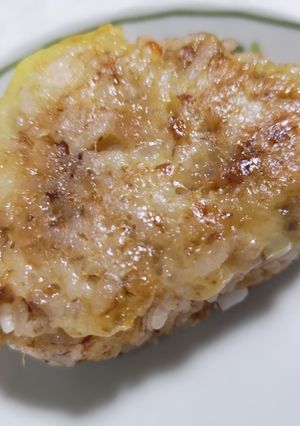 簡単美味し♪おかかチーズ焼きおにぎり-レシピのメイン写真