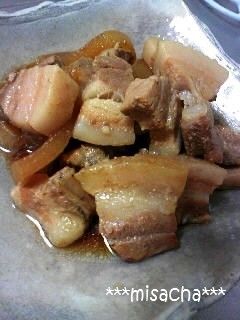 簡単☆炊飯器で豚角煮★大根入り-レシピのメイン写真