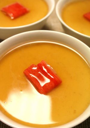 とろ～りあんでカニカマと春雨の茶碗蒸し-レシピのメイン写真
