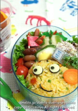 でこぼこフレンズはなはなマロン：キャラ弁-レシピのメイン写真