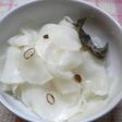 蕪の千枚漬け(柿酢)御正月にも!
