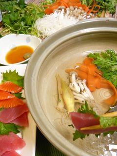 お好み♪お刺身しゃぶしゃぶ鍋-レシピのメイン写真