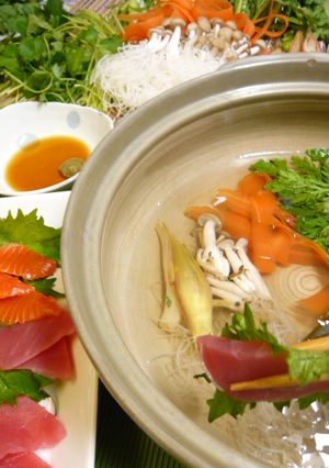 お好み♪お刺身しゃぶしゃぶ鍋-レシピのメイン写真