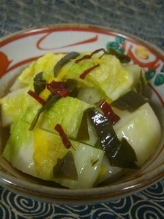 ミニ白菜で食べ切り白菜漬け-レシピのメイン写真