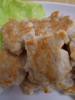 サクサクうまっ☆レンコン鶏だんご-レシピのメイン写真