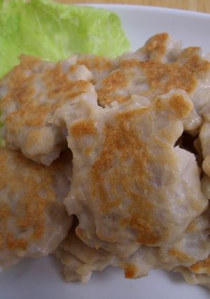 サクサクうまっ☆レンコン鶏だんご-レシピのメイン写真