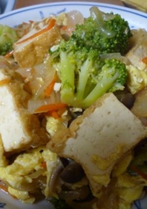 生揚げとたっぷり野菜の炒め物-レシピのメイン写真