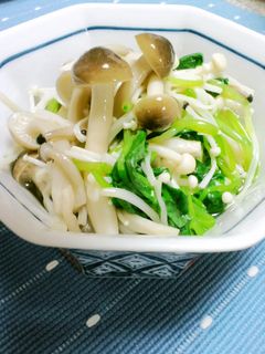 ✿きのこと三つ葉のおひたし✿-レシピのメイン写真