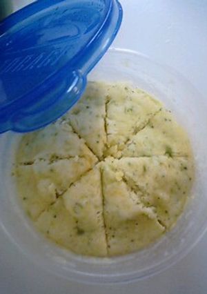 レンジで簡単離乳食蒸しパン　お出かけにも-レシピのメイン写真