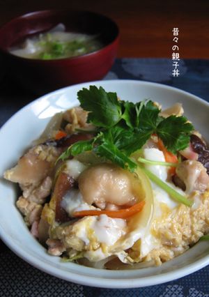 簡単・じゅんわりやさしい【昔々の親子丼】-レシピのメイン写真