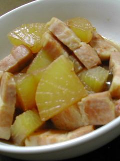 角切りベーコンと大根の煮物-レシピのメイン写真