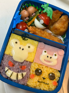 ポケモンのモザイクキャラ弁-レシピのメイン写真