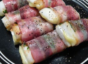 ♣はんぺんとチーズの大葉ベーコン巻き♣-レシピのメイン写真