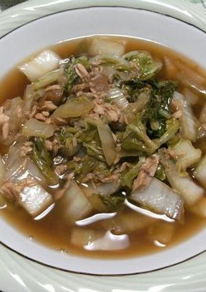 さっぱりでおいし～い☆ツナと白菜の梅煮-レシピのメイン写真