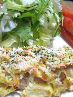混ぜて乗せて焼くだけ♥鮭のマヨ野菜焼き-レシピのメイン写真