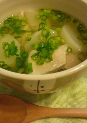 ヘルシー☆カブと鶏むね肉のあったかスープ-レシピのメイン写真