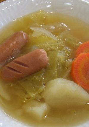 余り野菜でコンソメスープ☆-レシピのメイン写真
