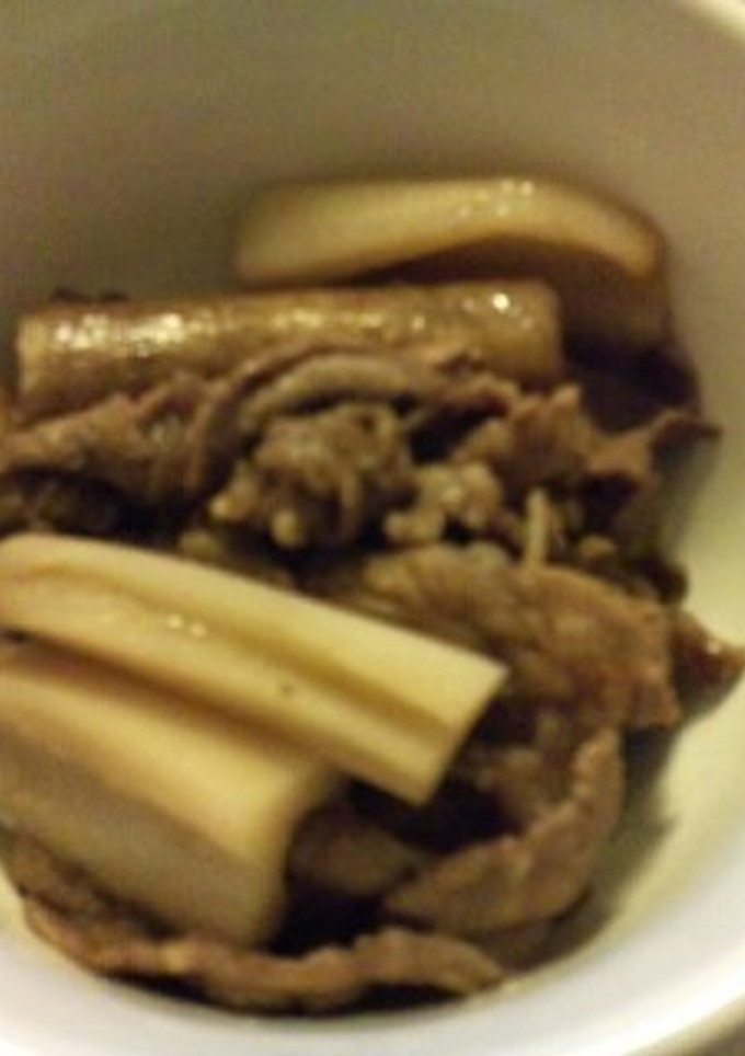 牛肉とごぼうとれんこんの煮物-レシピのメイン写真