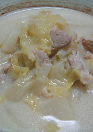 玉葱た～っぷり★白菜と豚肉のミルクスープ-レシピのメイン写真