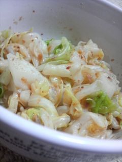 止まらない♪キャベツの梅昆布茶あえ☆-レシピのメイン写真