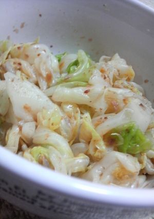 止まらない♪キャベツの梅昆布茶あえ☆-レシピのメイン写真