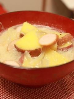 ホクホクさつま芋✿豆乳味噌スープ♡-レシピのメイン写真
