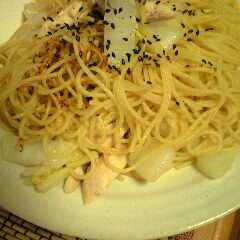 白菜とささみの和風パスタ-レシピのメイン写真