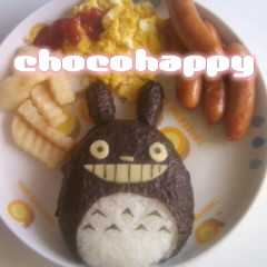 รูปของ トトロおにぎり★キャラ弁★