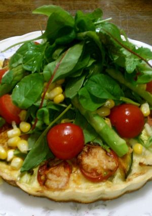 夏野菜たっぷりキッシュ-レシピのメイン写真