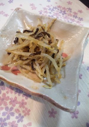モヤシと塩昆布のホットサラダ-レシピのメイン写真