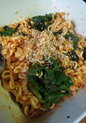 残り物利用☆太陽の（？）トマト麺-レシピのメイン写真