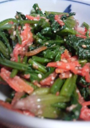 ほうれん草のごま和え*お弁当の彩りにも-レシピのメイン写真
