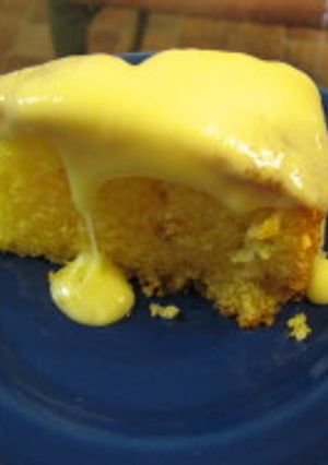 ケーキにとろけるチーズ-レシピのメイン写真