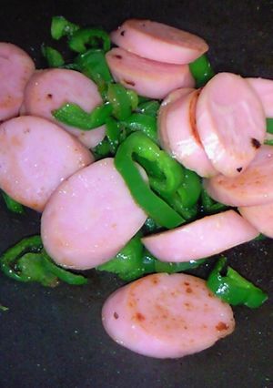 ★簡単★魚肉ソとピーマンのクレソル炒め★-レシピのメイン写真