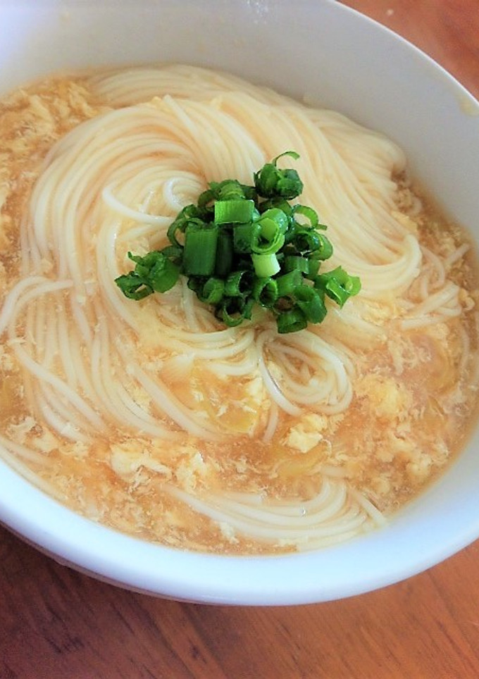 とろとろあんかけ☆温ったかいそうめん-レシピのメイン写真