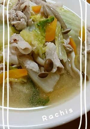 白菜と豚肉の中華あんかけ♪-レシピのメイン写真