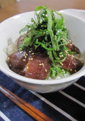 まぐろのづけ丼-レシピのメイン写真